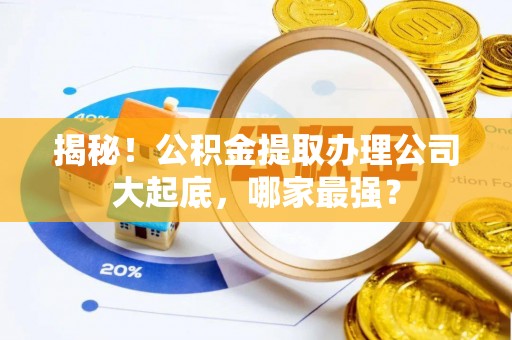 白水揭秘！公积金提取办理公司大起底，哪家最强？