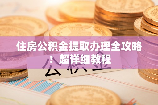 白水住房公积金提取办理全攻略！超详细教程