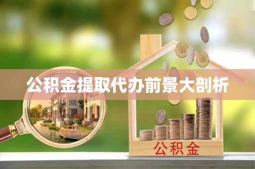 白水公积金提取代办前景大剖析