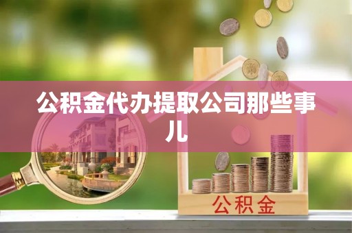 白水公积金代办提取公司那些事儿